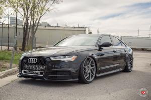 2017 Audi A6 3.0T S-Line Sedan on Vossen Wheels (CG-309T)